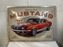 Ford Mustang ’67 – American Classic Metallschild
