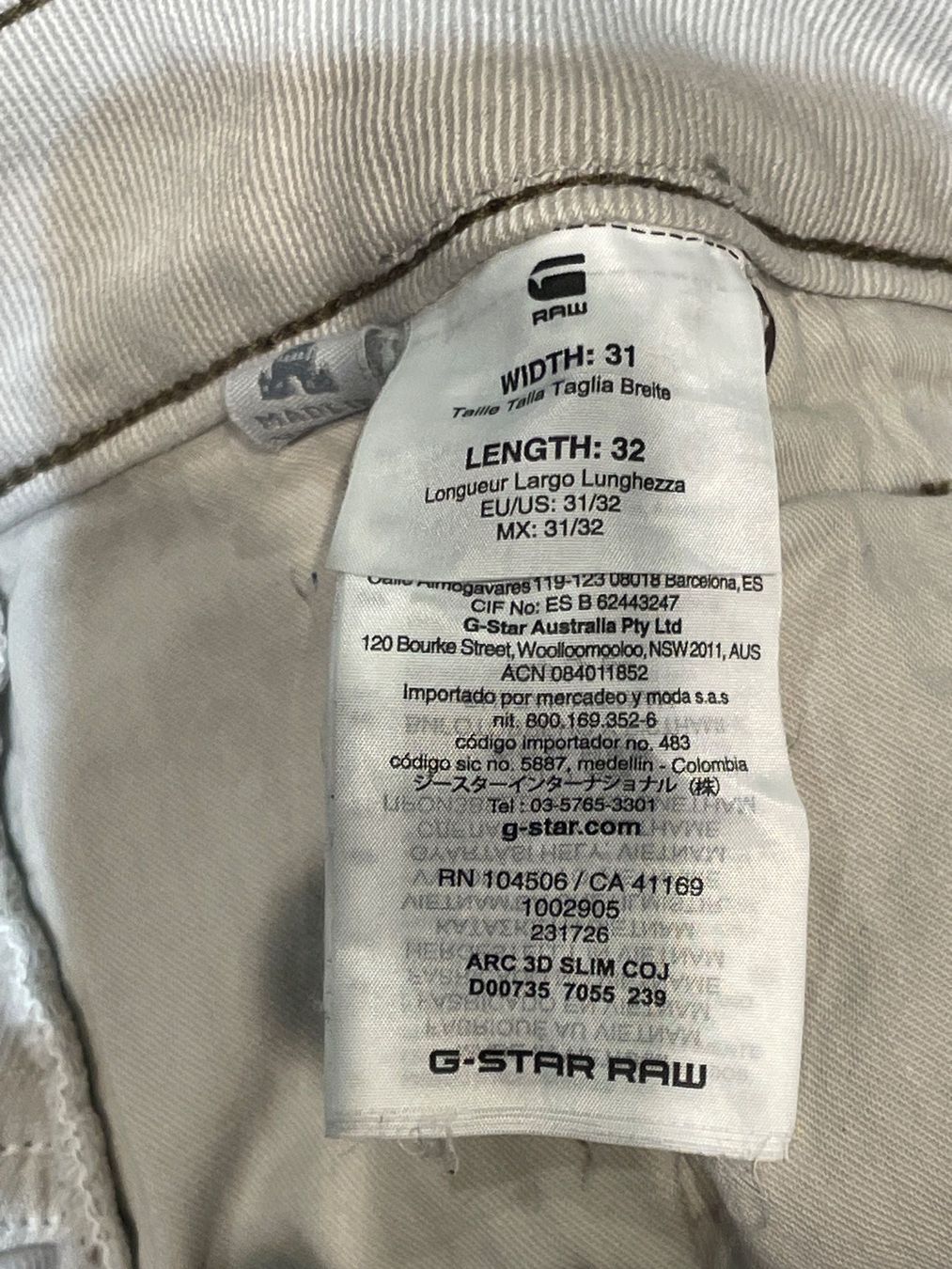 G-Star Pantaloni: Hosen G-Star - W31/L32 – Usato da Tuggen venduto da Dex8055 2