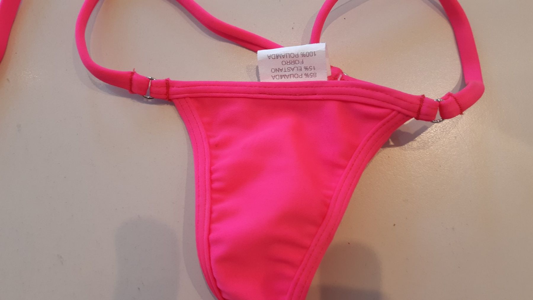 Costumi da bagno & Bikini: neonpinkes Bikini - S - String - Brasilien – Nuovo e nell'imballaggio originale da Ibach venduto da fantasyfashion 1