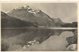 Vintage Fotokarte Meerkämper, Margna, Silsersee