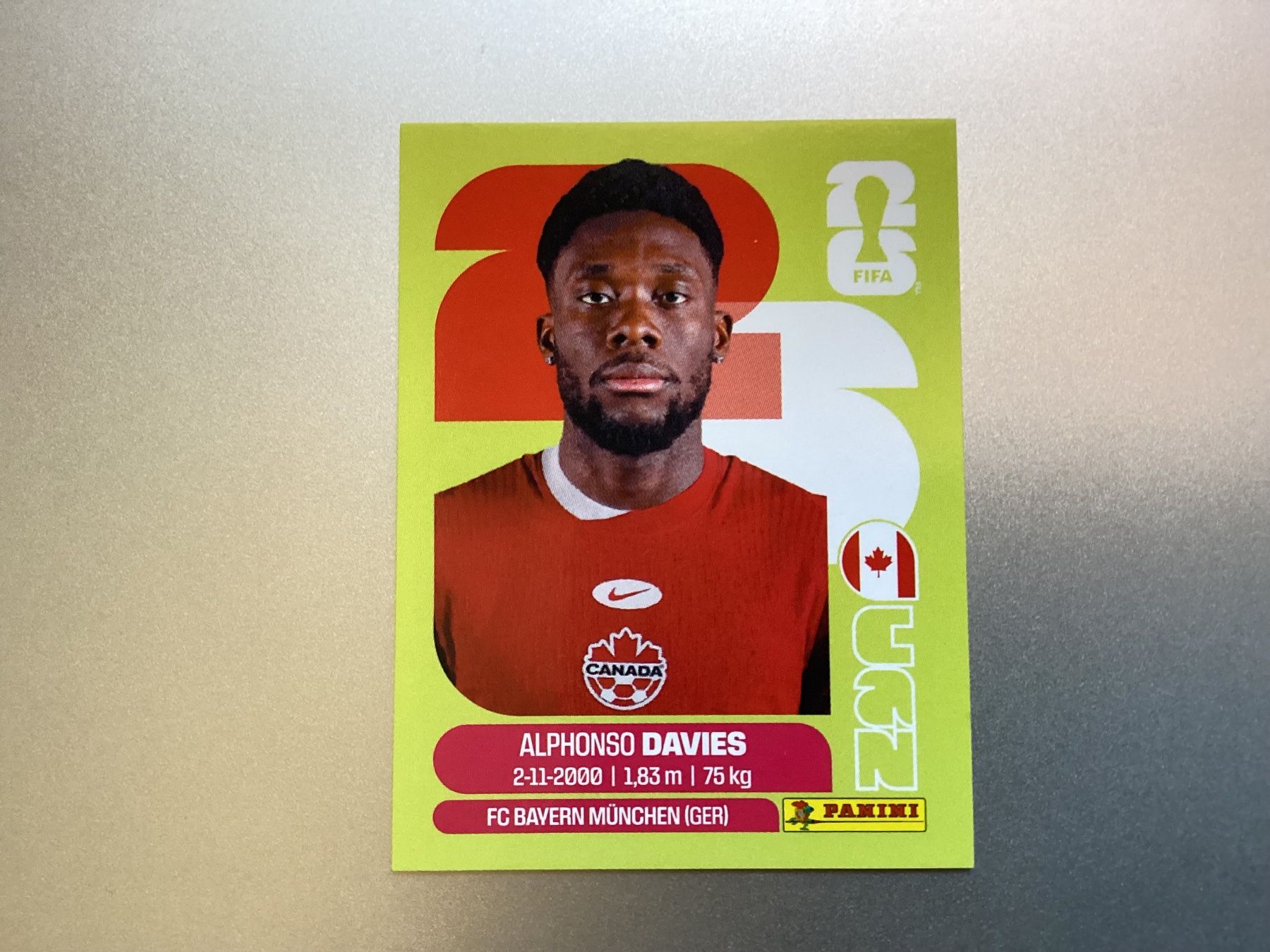 Panini Sammelbilder & Trading cards: Panini Sticker Alphonso Davies – Gebraucht aus Volketswil von Stf801210