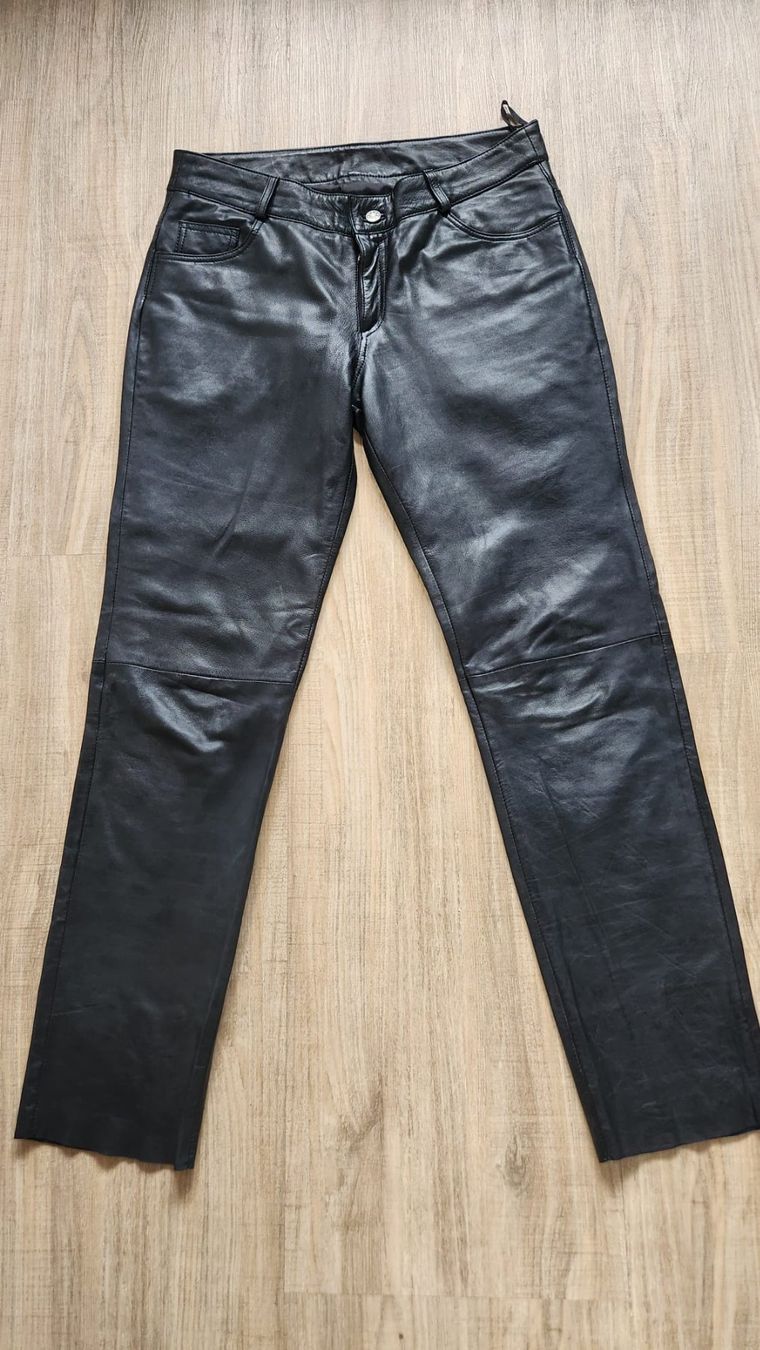 Pantaloni: Echt Leder Hose, Gr. 40, Cigno Nero – Usato da Zürich venduto da Stephs13
