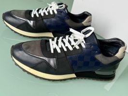 LOUIS VUITTON Runaway Damier Leder Low Top Sneakers 44.5