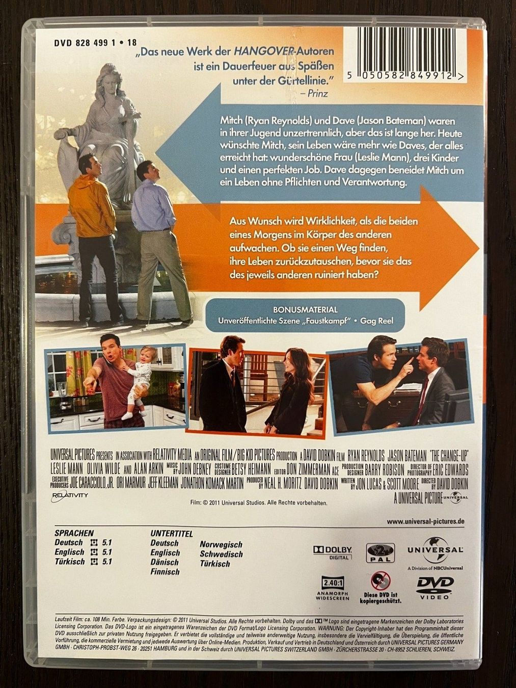Tutti i DVDs: Wie ausgewechselt – Usato da Zürich venduto da FilmFreunde 1