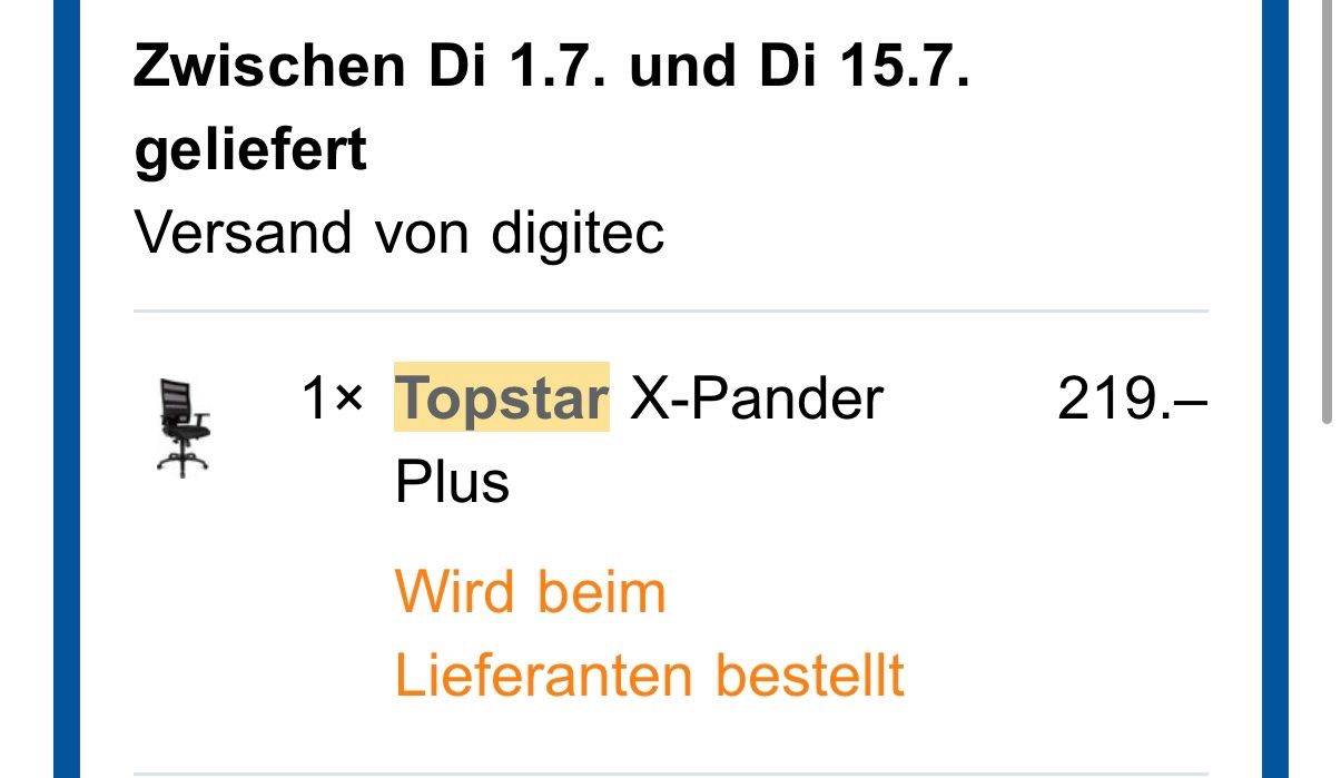 Sedie: Topstar X-Pander Plus Bürostuhl – Usato da Winterthur venduto da AnEmi7 3