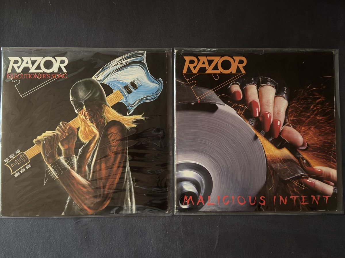 Dischi in vinile: Razor – Executioner’s Song + Malicious Intent OG Bundle – Usato da Muttenz venduto da Petar777