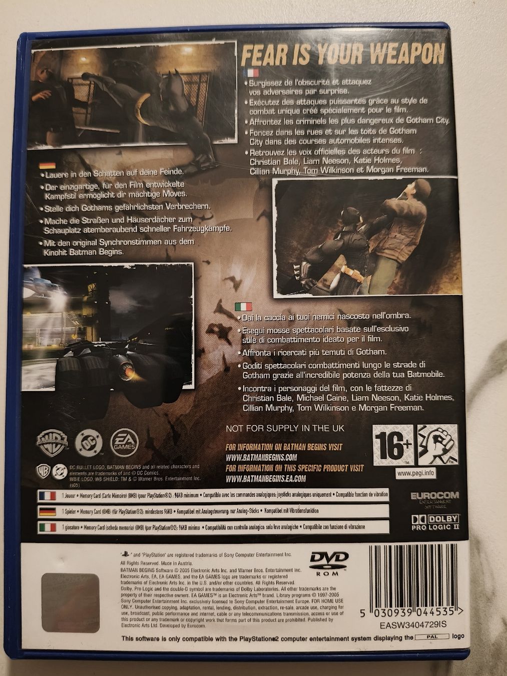 Sony Spiele: Batman Begins - PS2 -  Nostalgie Game! – Gebraucht aus Oensingen von ece_8k7q 2