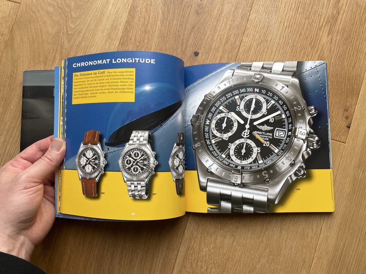 Breitling Documenti: Breitling Uhrenkataloge 2002 & 2003 – Usato da Hindelbank venduto da smb19 3