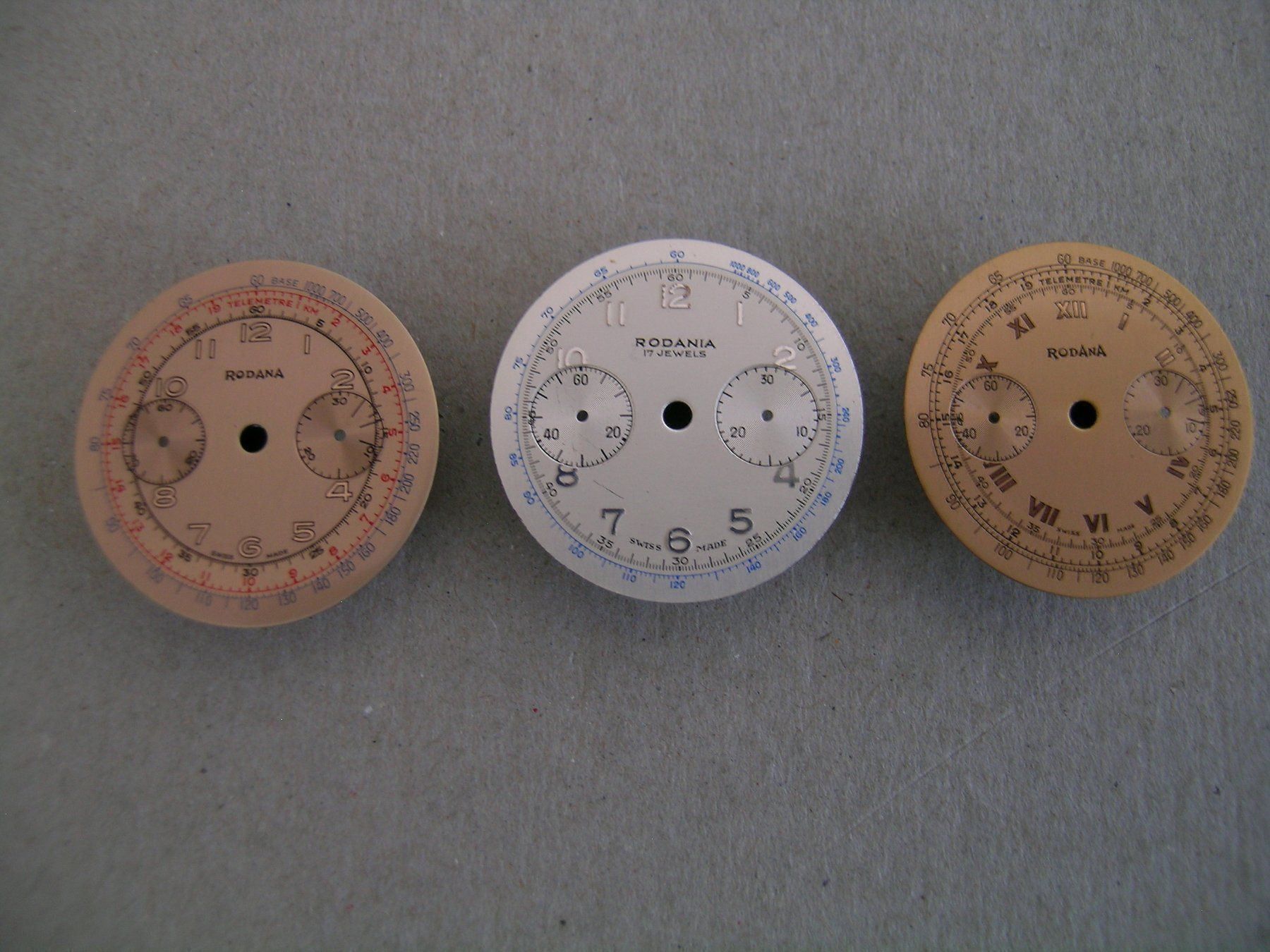 Montres: Landeron 148 oder 248 - 1 Zifferblatt – Neuf (Voir description) à Grenchen par esa-9162-9164 3