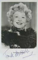 Trude Hesterberg (1892-1967) Schauspielerin  - Autogramm
