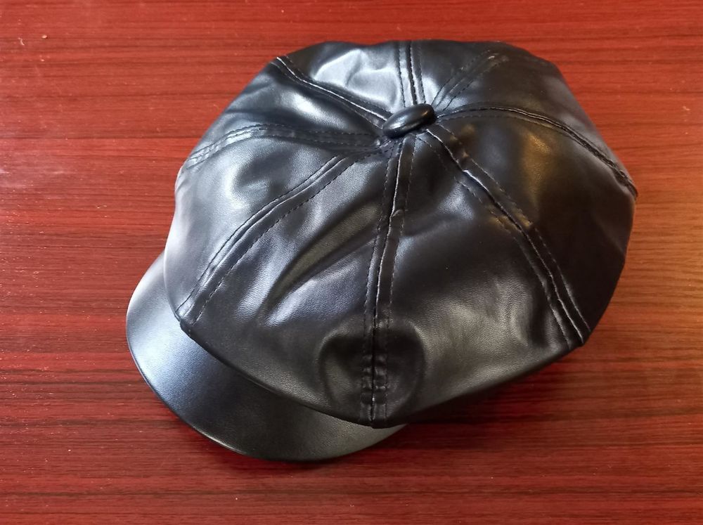 KYEYGWO Béret Femme En PU Cuir Souple - Style Français Rétro Élégant - Casquette Plate Pour Quotidien, Vacances, Soirée