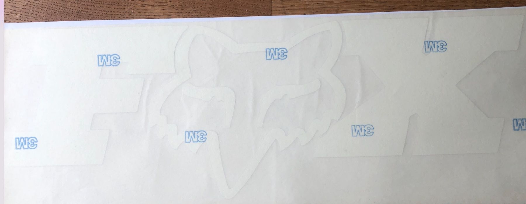 Sticker: FOX  Aufkleber Gross Formatt Farbe Weiss – Nuovo (secondo la descrizione) da Aarau venduto da Foruschweiz 1