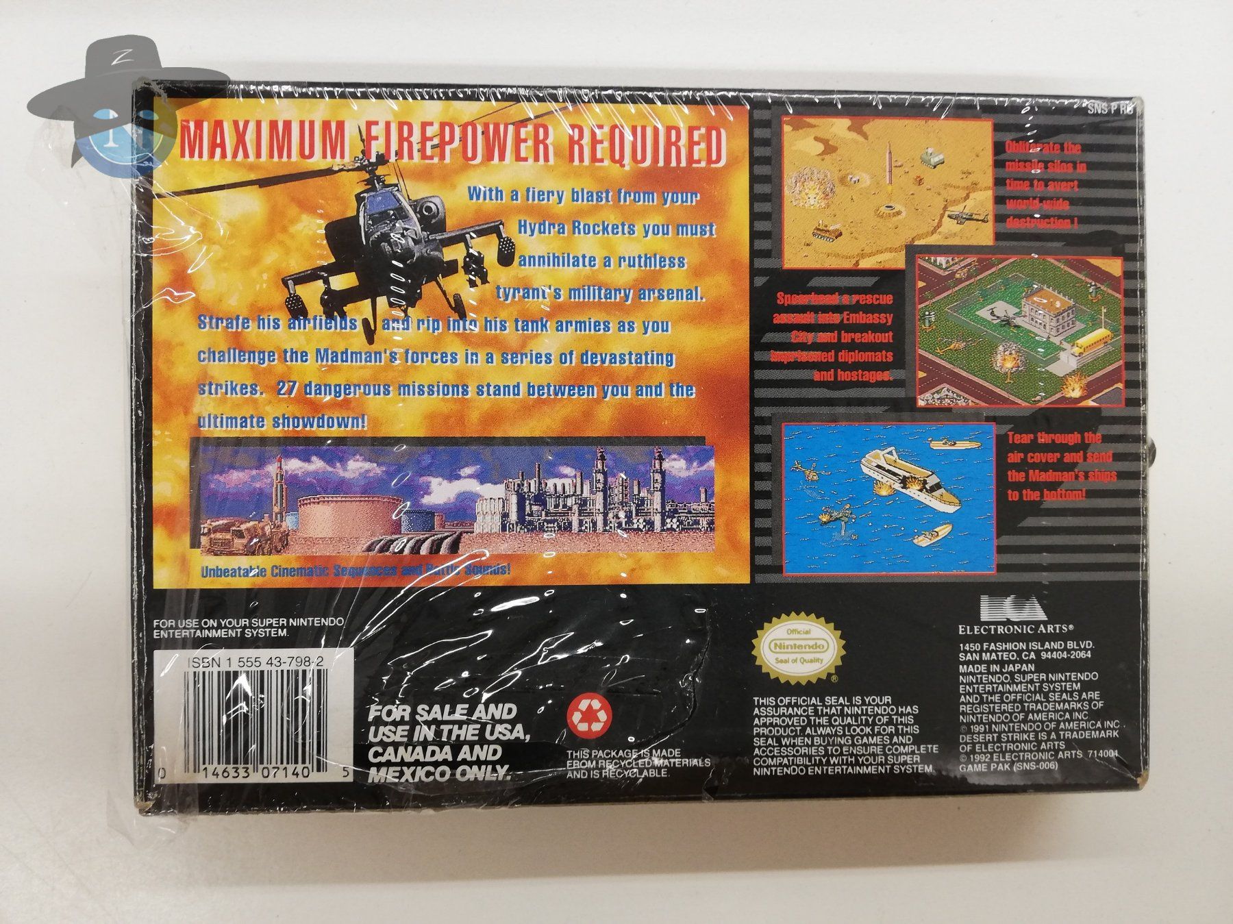 Nintendo Spiele: Desert Strike / USA NTSC-U / Nintendo SNES – Gebraucht aus St. Gallen von zorro_dc 1