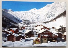 Saas-Fee 1800 m, Feegletscher und Längfluh
