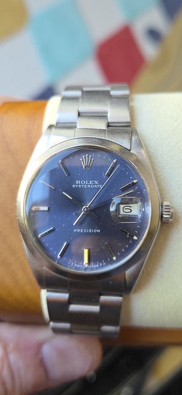 Rolex Uhren: Rolex Oysterdate precision blue dial  – Gebraucht aus Savigny von mcwilliams 2
