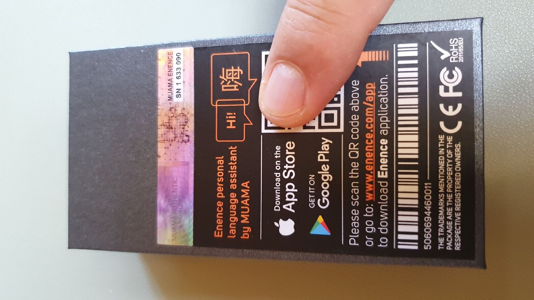 Enence Aufnahmegeräte: ENENCE Instant Translator neu originalverpackt – Neu und originalverpackt aus Bolligen von BXB12 1