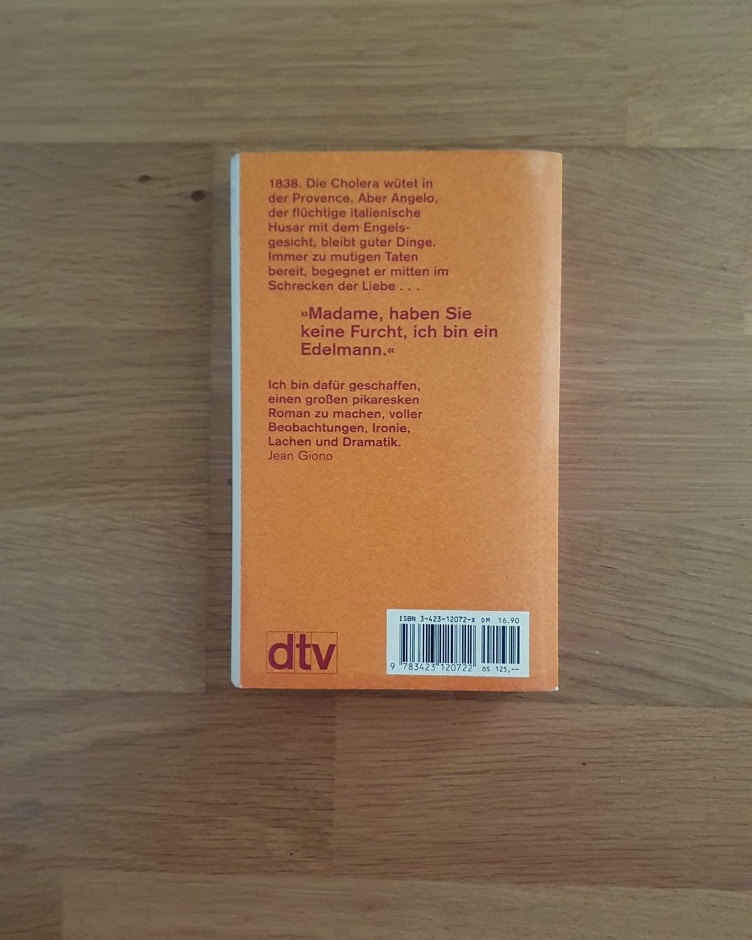 Libri: Der Husar auf dem Dach / Jean Giono – Usato da Emmenbrücke venduto da Re6020 1