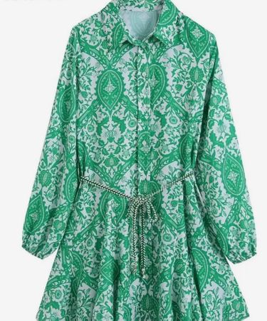 Tolles sommerkleid grün NEU gr s