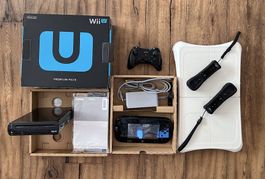 Wii U Spielkonsole mit umfassender Zusatzausstattung 