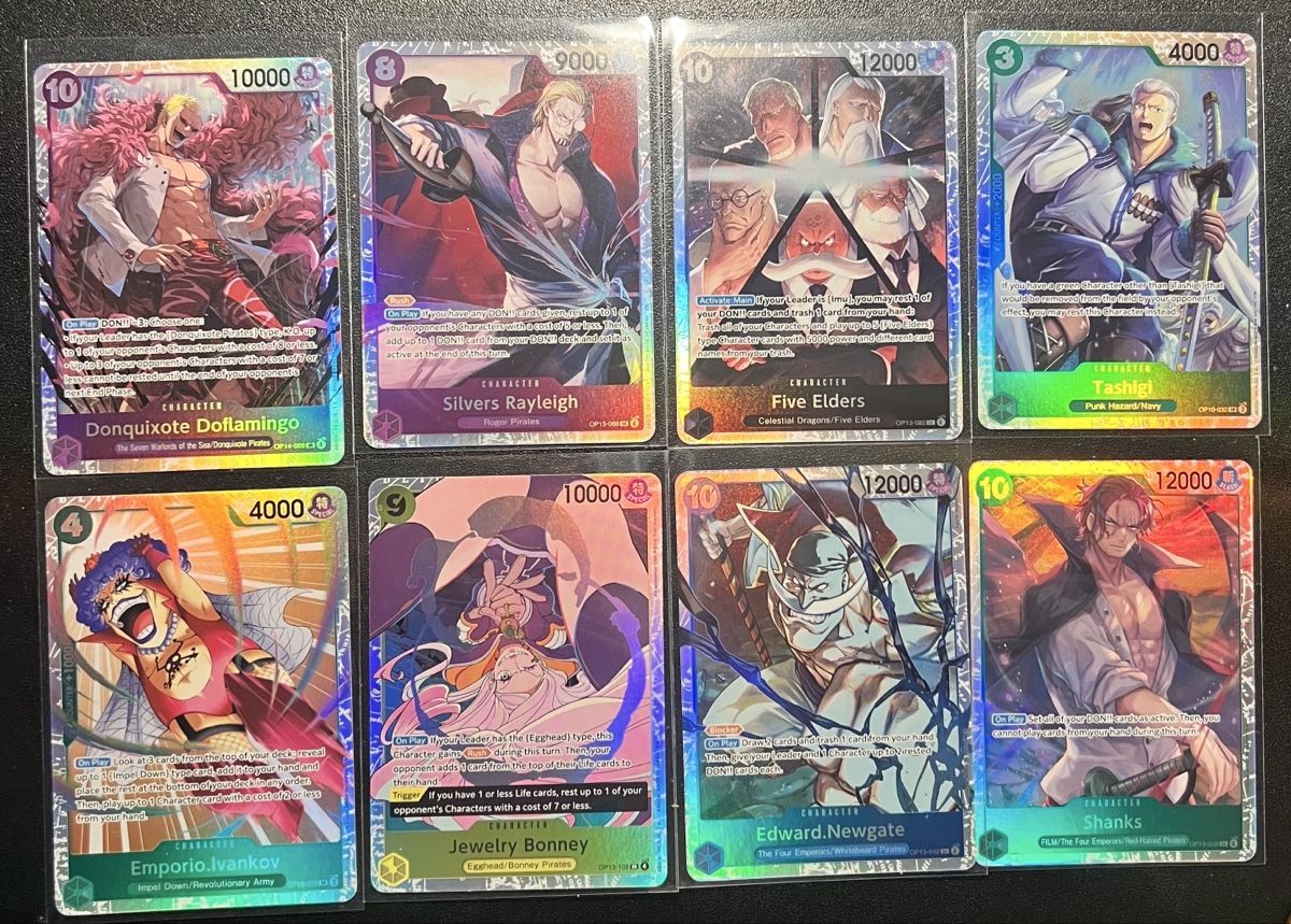 Carte collezionabili: One Piece SR 8 Karten-Set Lot 10 – Nuovo (secondo la descrizione) da Goldach venduto da Milosg3