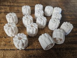 lego 6118 lot de 18 pièces White Wheel Hard Plastic Small