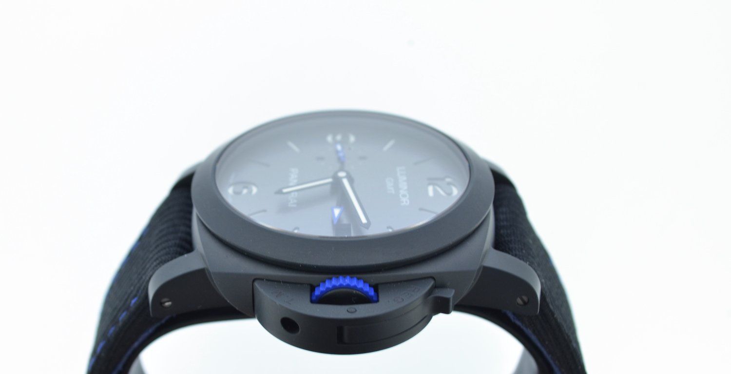 Panerai Uhren: Panerai Luminor GMT Bucherer Blue PAM01176 – Neu und originalverpackt aus Lausanne von TimeWorld 3