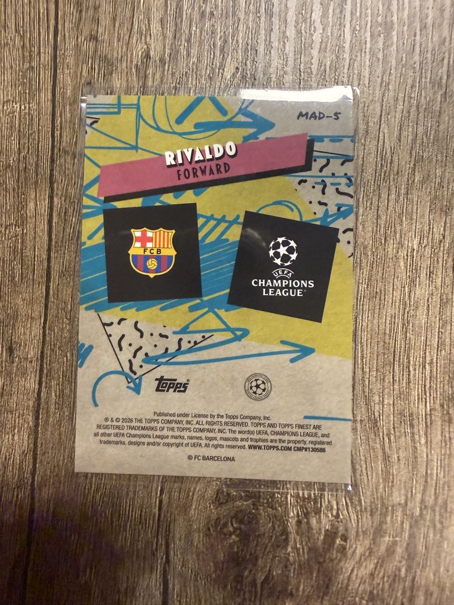 Topps Carte collezionabili: Rivaldo 90's Madness Topps  – Nuovo (secondo la descrizione) da Koblenz venduto da Maestro_TCG 1