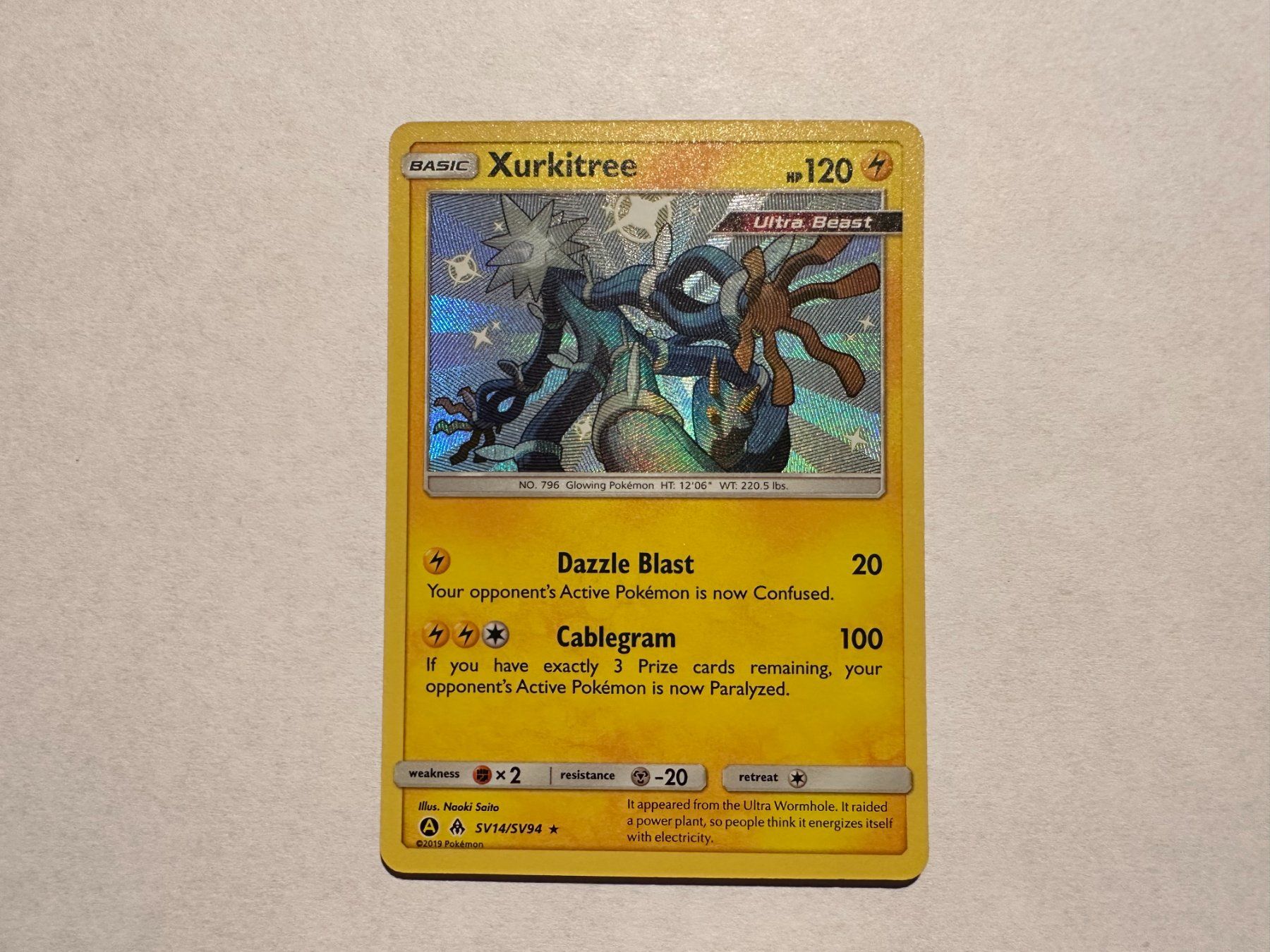 Pokémon Carte collezionabili: Xurkitree Shiny Hidden Fates EN – Usato da Hagendorn venduto da Pokecollectorch 1