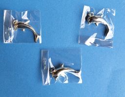 Silberanhänger Delfin 3 Stück a 2gr