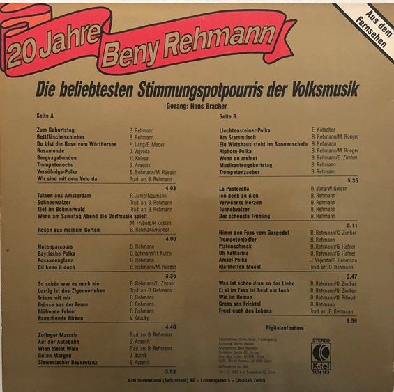 Schallplatten: 4x LPs Beny Rehmann – Gebraucht aus Grüningen von azulmarron 3