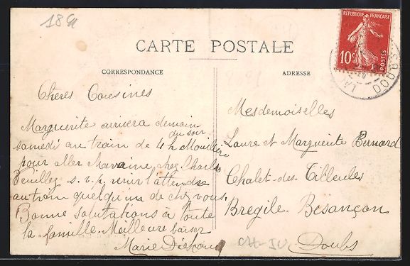 Cartes postales: AK Saut du Doubs, Hotel – D'occasion à Berlin par bartko-reher 1