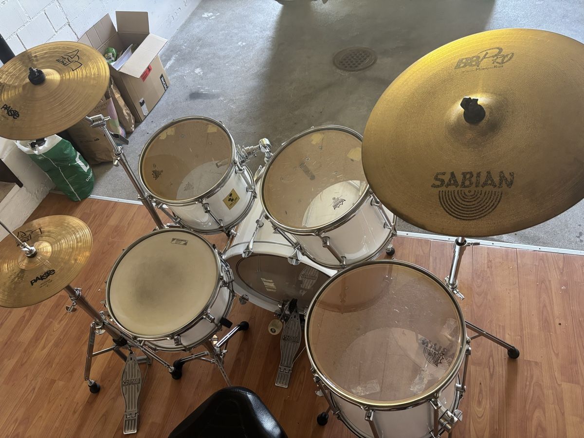 Sonor Strumenti musicali: Sonor Force 3000 Schlagzeug, weiss – Usato da Oetwil am See venduto da abm123 2