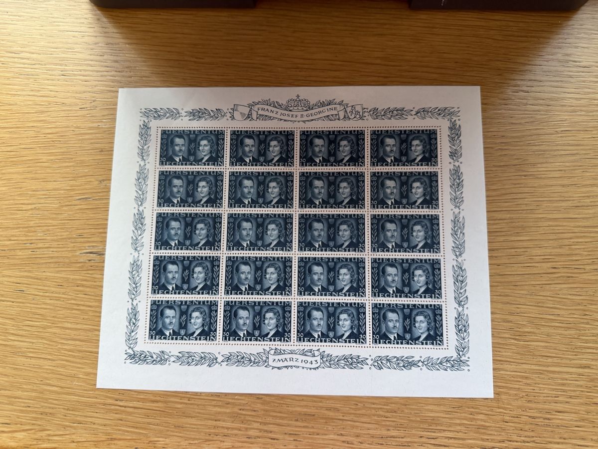 Alle Briefmarken: 11 Kleinbogen Liechtenstein  – Neu (gemäss Beschreibung) aus Murgenthal von Tina_4055 5