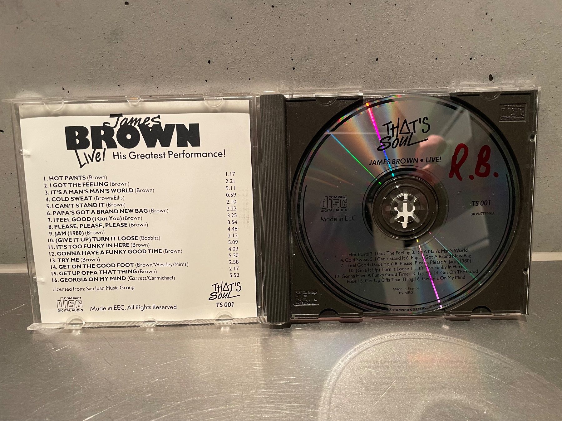 CD: James Brown - Live! His greatest Performance CD – Usato da Sutz venduto da fx05 2