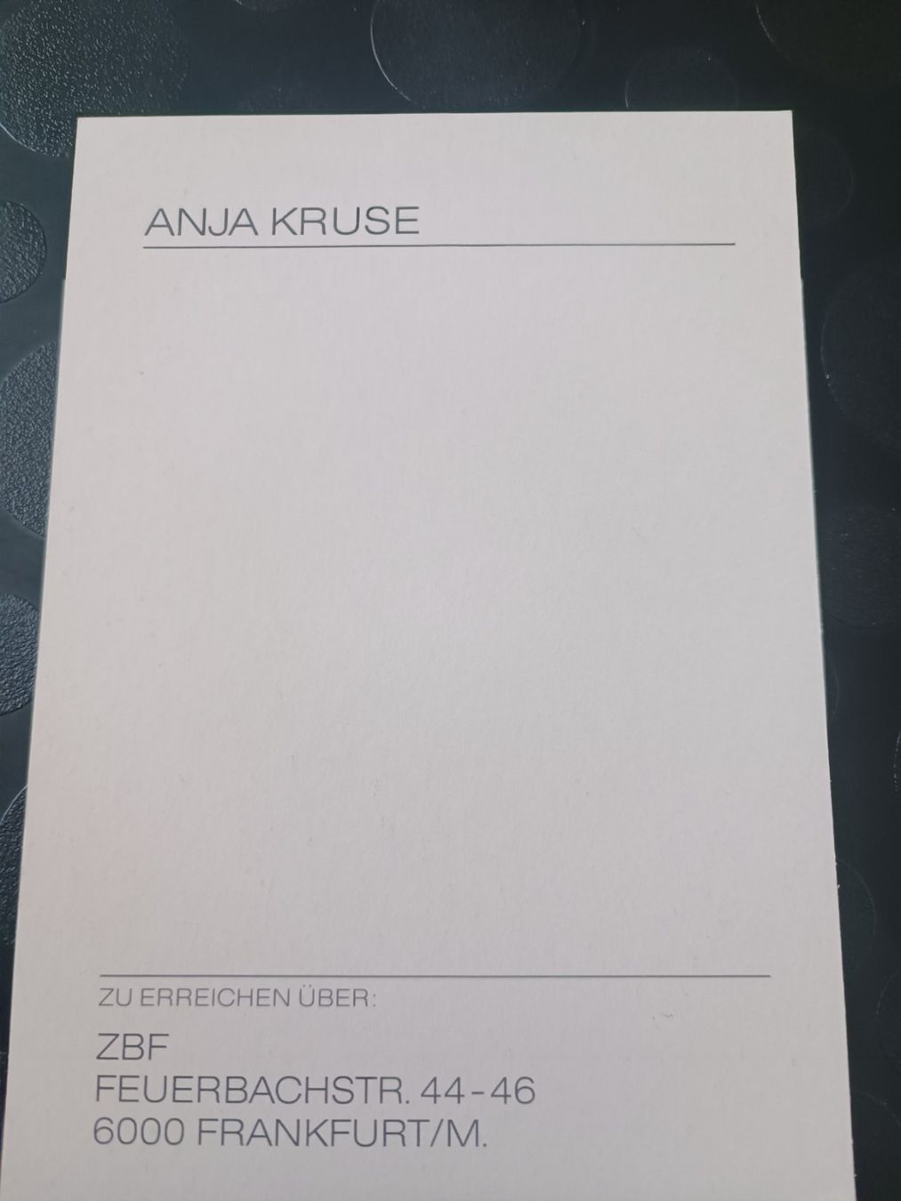 Autographes: Anja Kruse - handsigniert – D'occasion à Menziken par Artographs 1