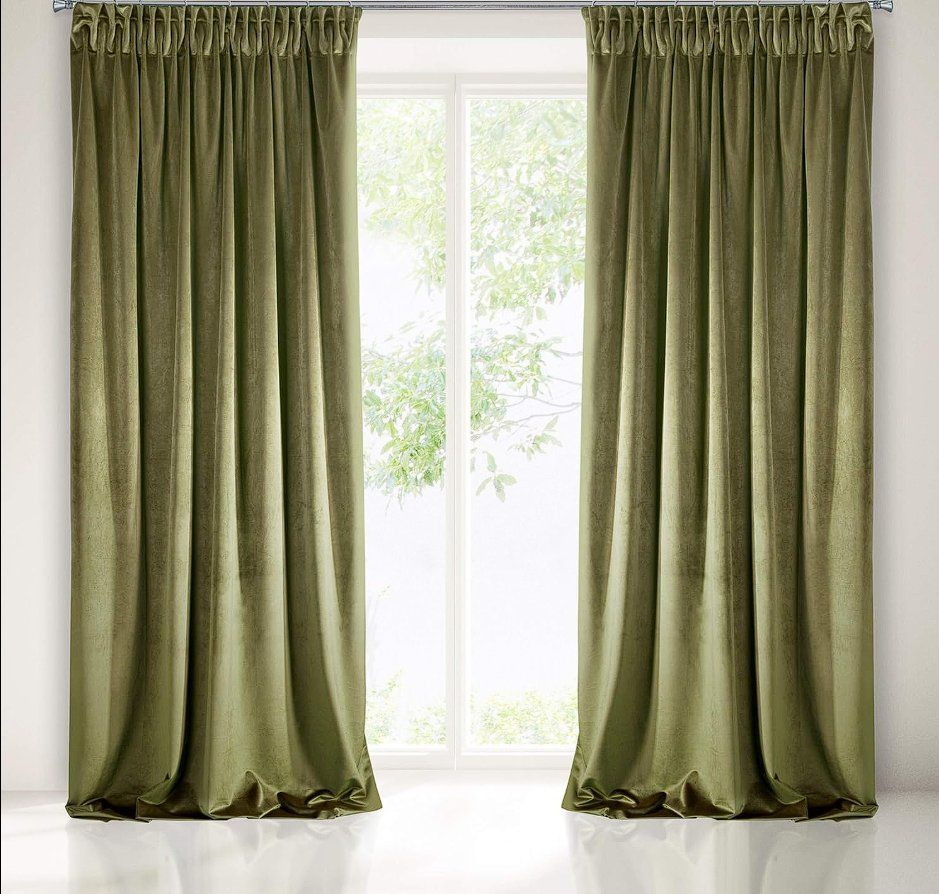 Tende: Vorhänge Samt Luxus 2er Set BxH 140x270cm – Nuovo e nell'imballaggio originale da Adlikon b.Regensdorf venduto da MK-VORHANGSERVICE