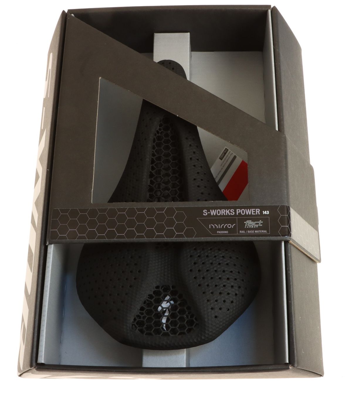 Specialized Pezzi di ricambio: S-Works Power Mirror Sattel/Saddle/Selle 143mm neu/neuf/new – Nuovo e nell'imballaggio originale da Granges-Paccot venduto da RiedelFr