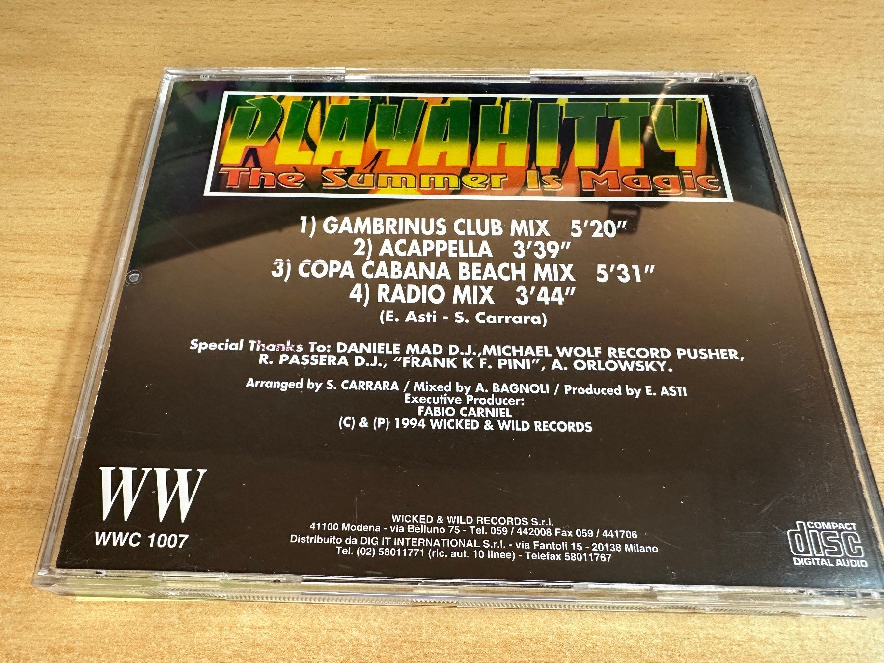 CDs: A4 Playahitty – The Summer Is Magic - Single CD – D'occasion à Rikon im Tösstal par Alpenmutz 1