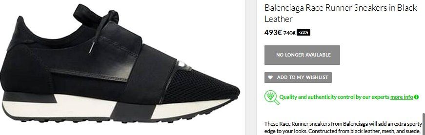 Balenciaga Scarpe da donna: Sneakers Balenciaga .40 – Usato da Collonges venduto da Allegree 9