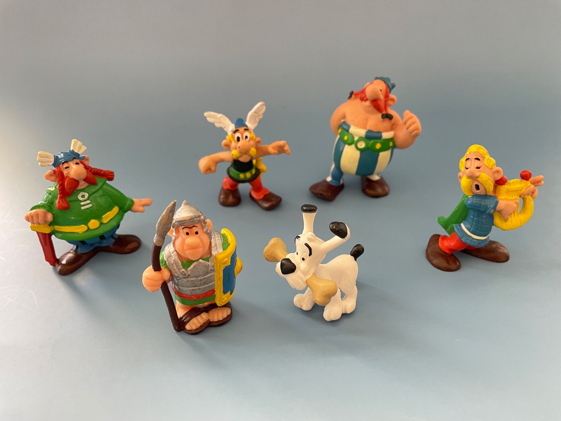 Bullyland Figuren: 6x 70er Asterix & Obelix Comic Figur Dargaud Bully Playstoy – Gebraucht aus Gossau SG von entwederoder