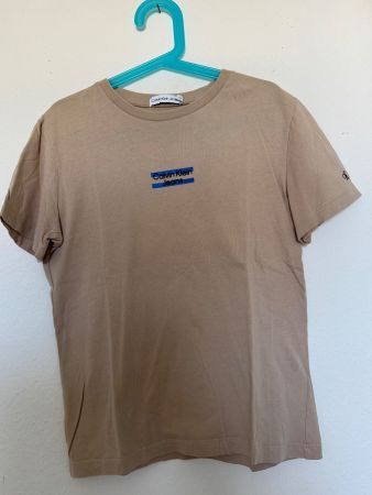 T-shirt Calvin Klein  beige taille 10ans