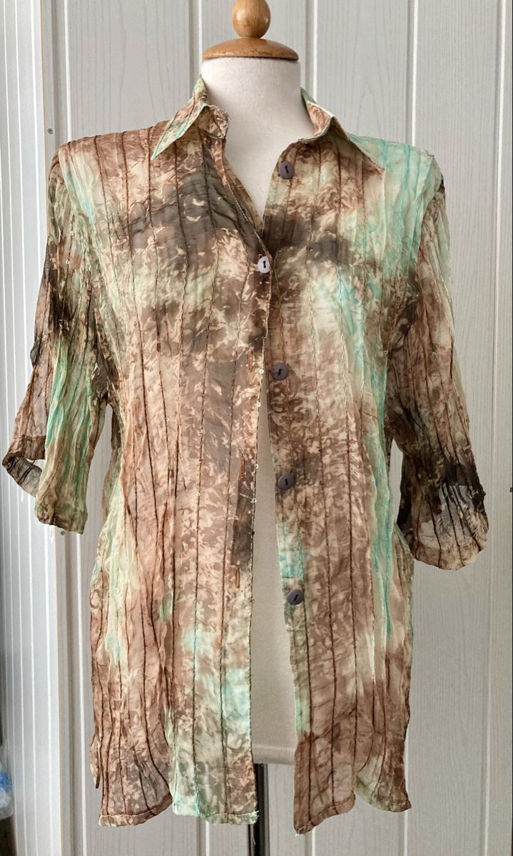 Camicette: Vintage: Les Poissons Paris Bluse Gr. S – Usato da Stetten AG venduto da Hanya