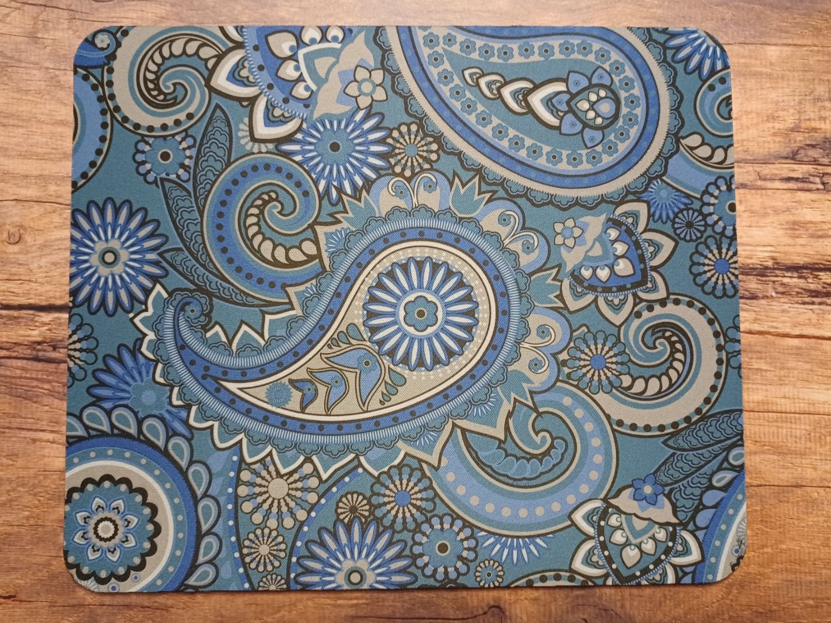Tappetini per mouse: Mausmatte "Floral Blau" / Mousepad NEU – Nuovo e nell'imballaggio originale da Turbenthal venduto da enjak