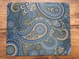 Mausmatte "Floral Blau" / Mousepad NEU