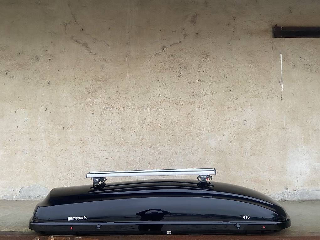 Coffres de toit: XXL Dachbox Gamaparts 470 L mit oder ohne Träger  – D'occasion à Leuzigen par Doppelrad