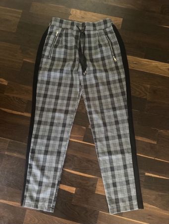 M&M München graue Designer Stoffhose Gr. S