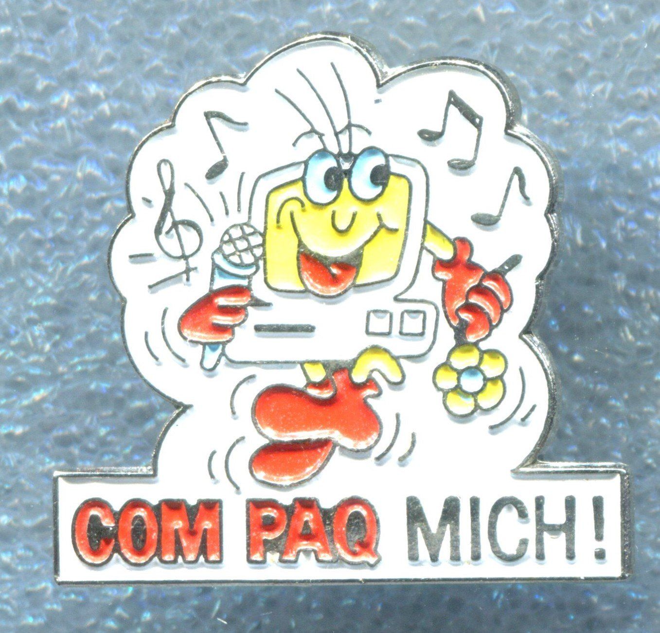 Plaketten & Abzeichen: COM PAQ MICH ! – Gebraucht aus Winterthur von Sammleroase