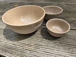 Keramik: Schalenset 3-tlg.