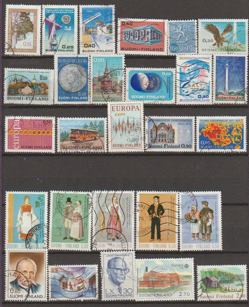 Tous les timbres: Finlande lot divers bon état – D'occasion à Crans-Montana par kira56 1