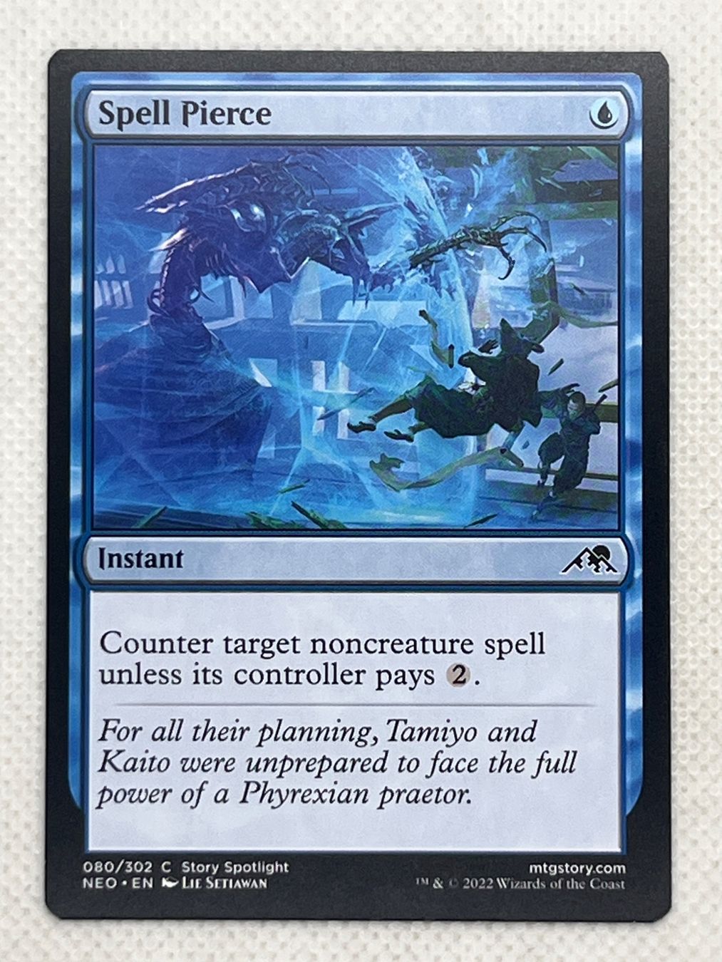 Magic The Gathering Sammelbilder & Trading cards: Magic The Gathering "Spell Pierce" NM/M 080/302 – Gebraucht aus Hinterkappelen von Kim1992